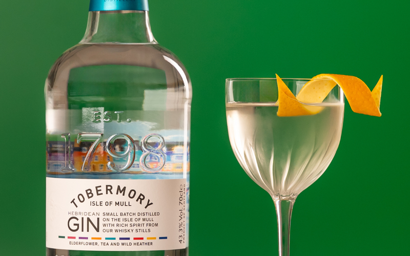 Tobermory Midway Martini and Tobermory Hebridean Gin