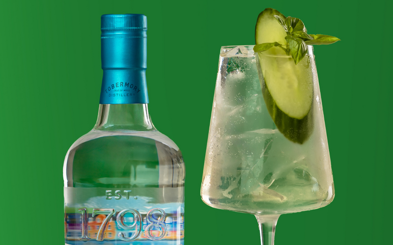 Summer Spritz Cocktail and Tobermory Hebridean Gin