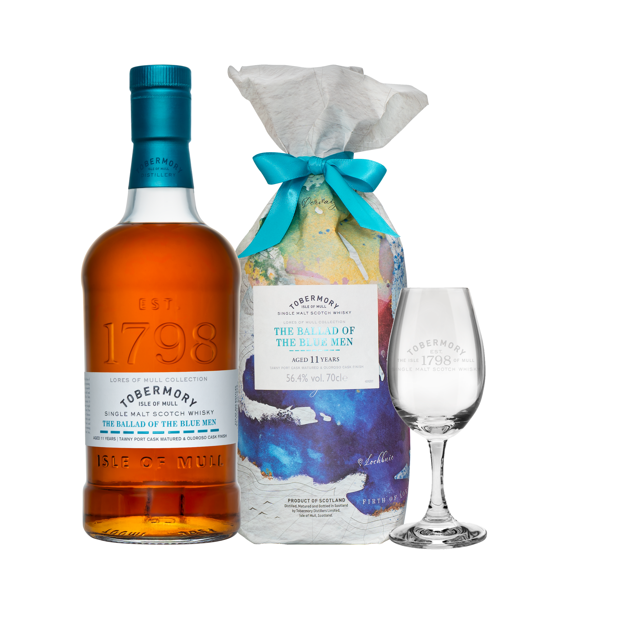 The Ballad of the Blue Men with Copita Glass Bundle