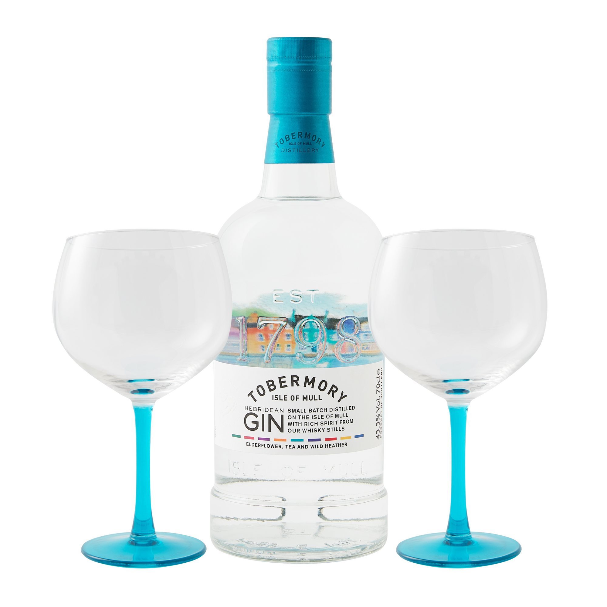 Hebridean Gin with 2 x Glass Bundle