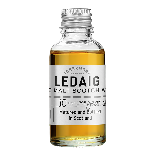 Ledaig 10 5cl whisky bottle