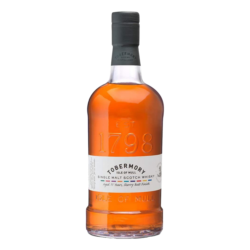 tobermory 2007 sherry finish whisky in a bottle