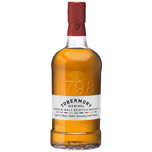 Tobermory hogshead cask whisky in a bottle
