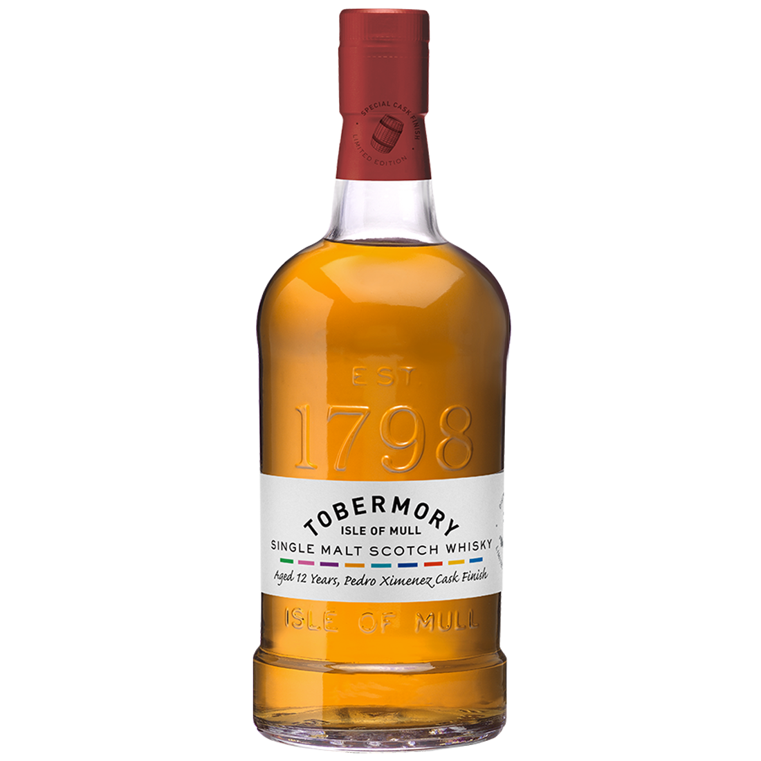 Tobermory hogshead cask whisky in a bottle