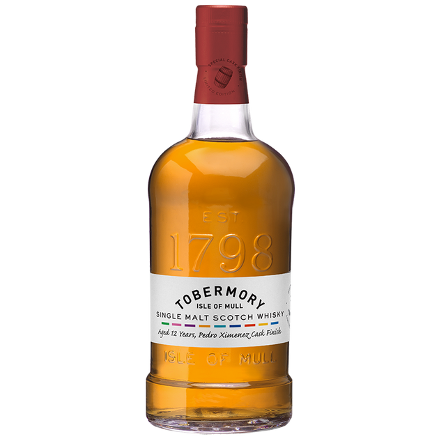 Tobermory hogshead cask whisky in a bottle