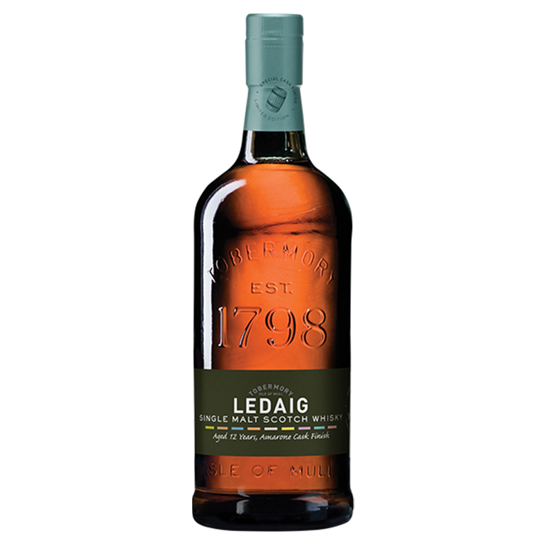 Ledaig 2008 whisky in a bottle