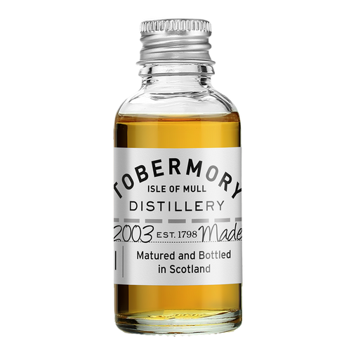 Tobermory 2003 Madeira finish whisky in a bottle
