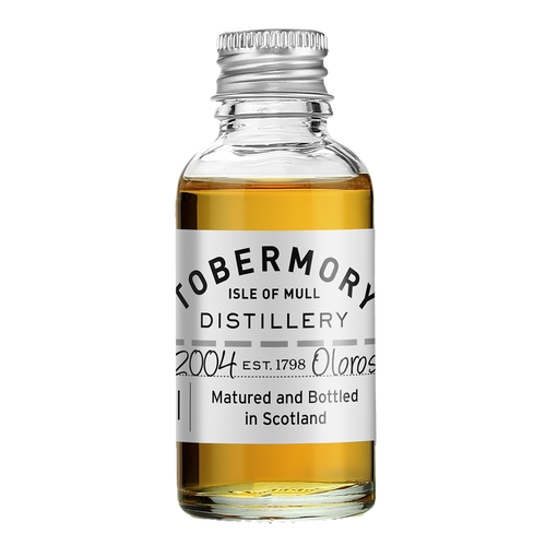 Tobermory 2004 oloroso cask matured whisky in a bottle with box