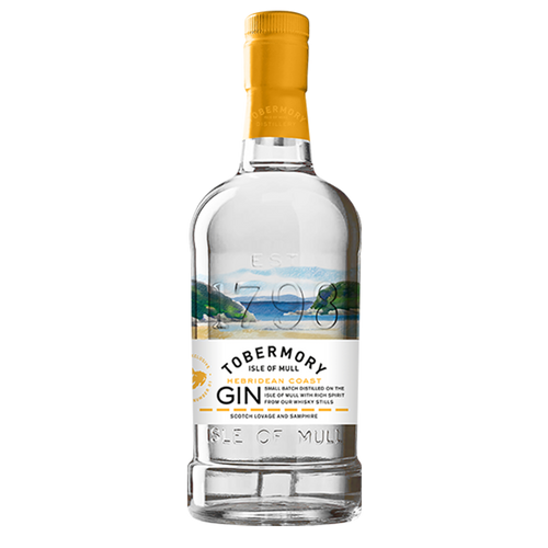 Tobermory coast gin bottle