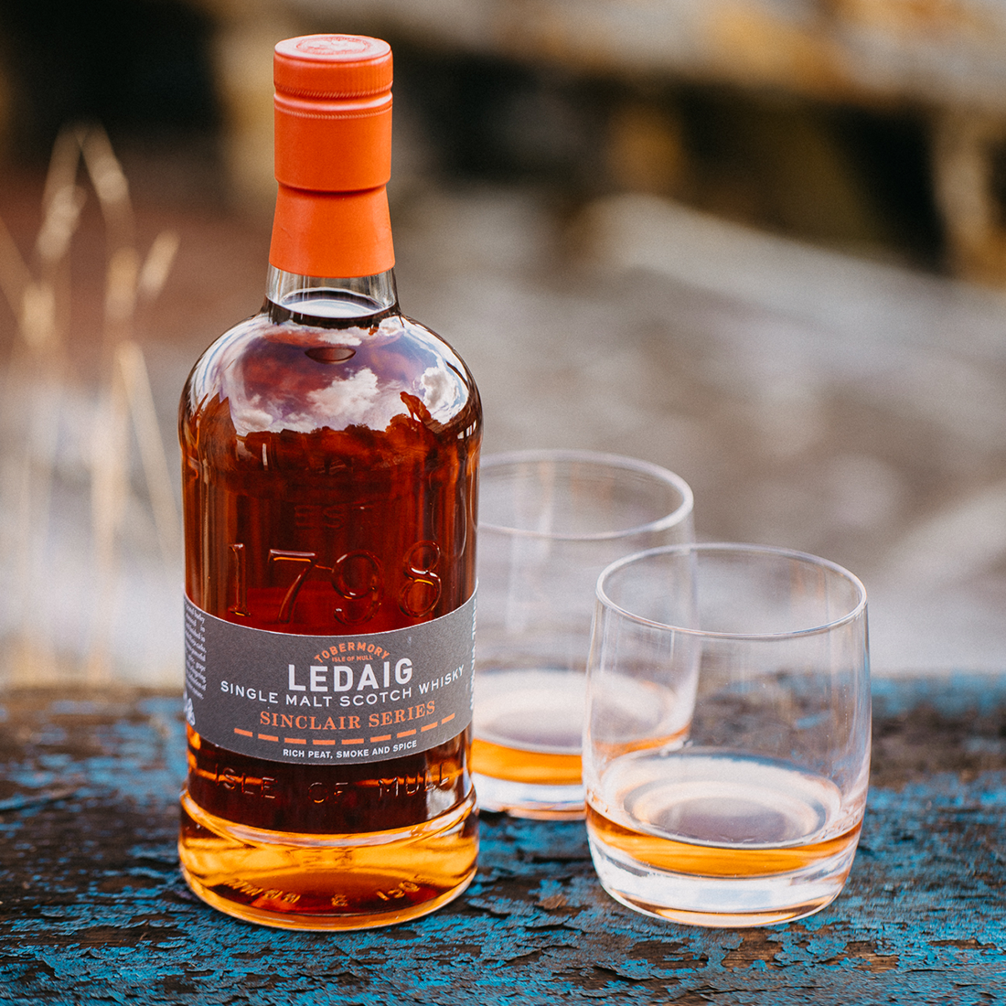 Ledaig rioja cask finish whisky and glass