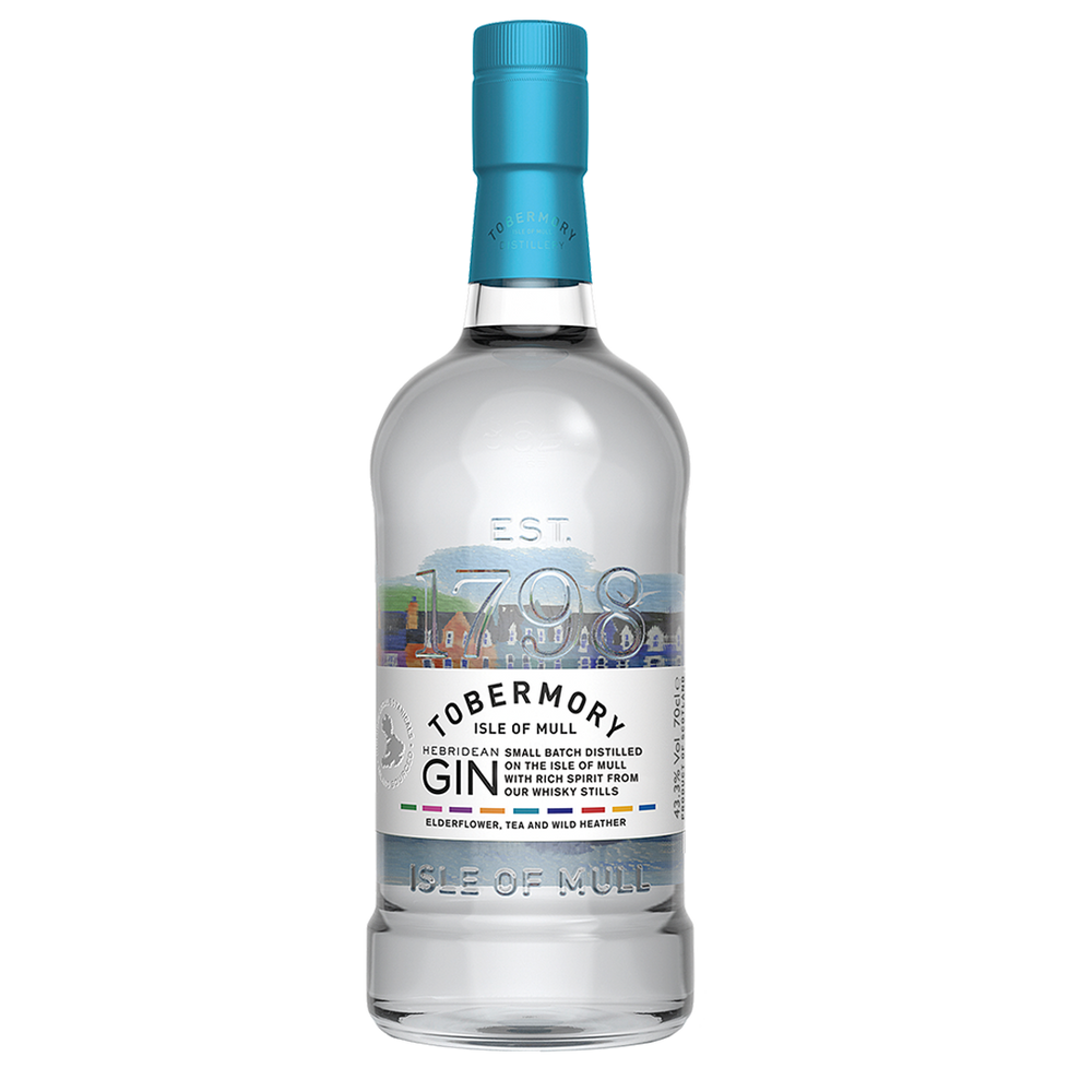 Tobermory Hebridean gin bottle