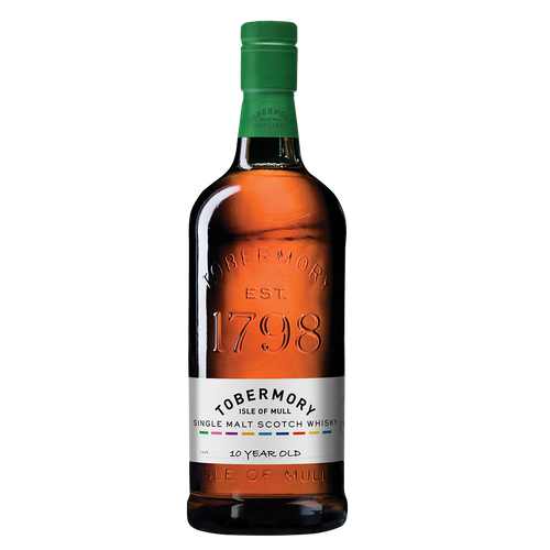 Tobermory Ink 10 year whisky hand bottled with new packaging