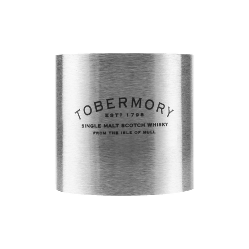 This whisky measure is made from stainless steel and comes with the Tobermory Logo