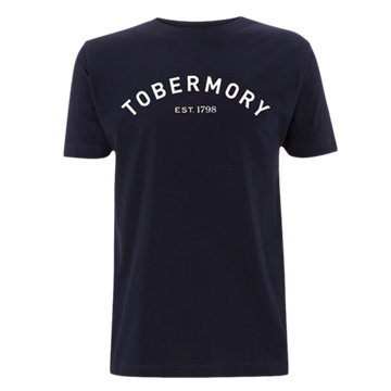 Tobermory whisky t shirt in black