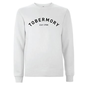 Tobermory whisky sweatshirt in white