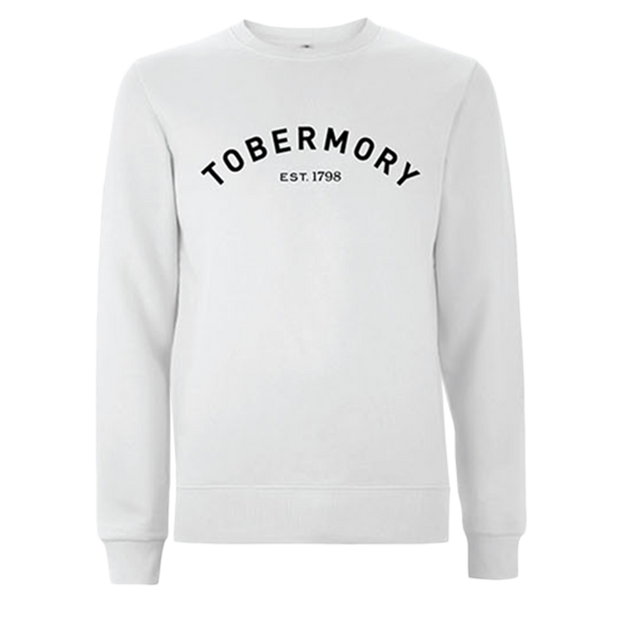 Tobermory whisky sweatshirt in white